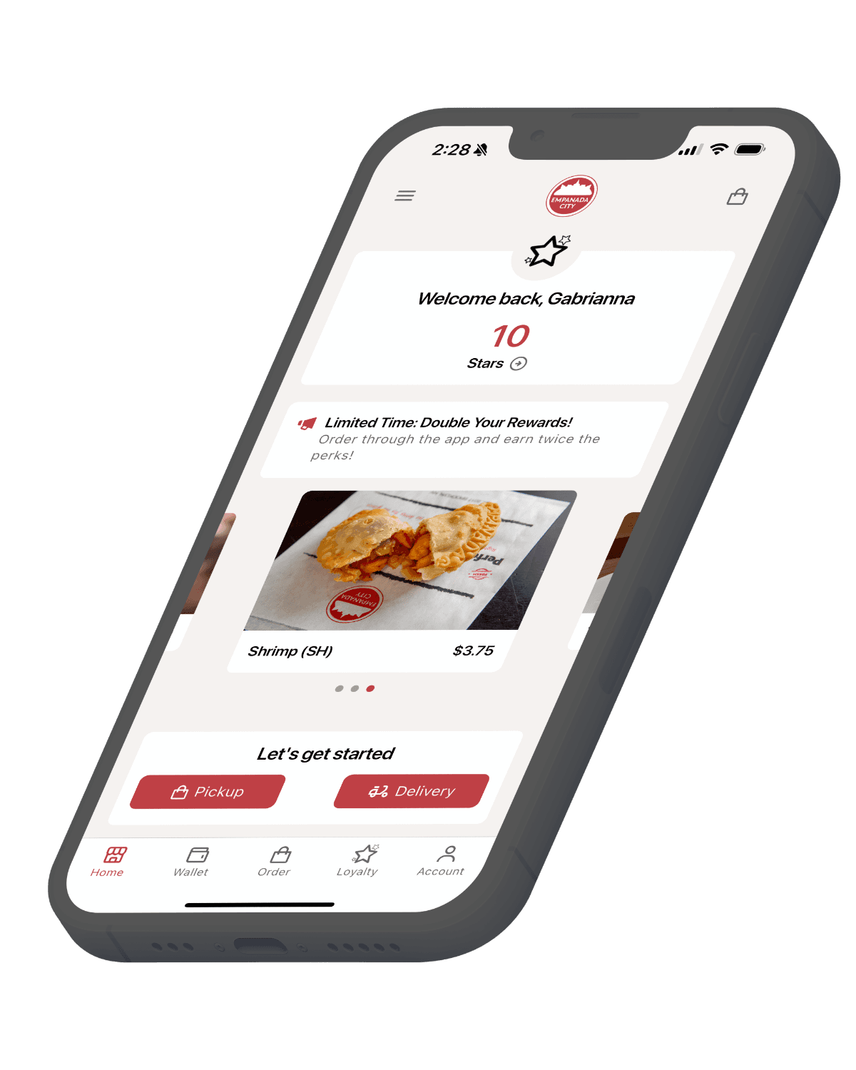 Empanada City iPhone App