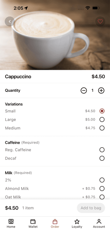App screenshot