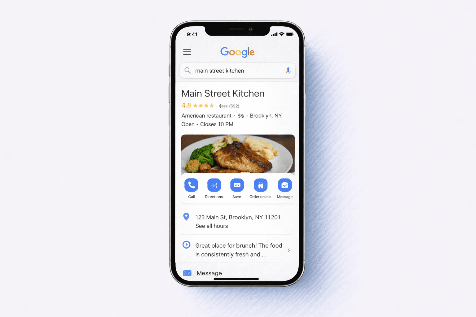 Drive Direct Orders from Your Google Business Profile